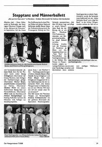 Stepptanz und Männerballet